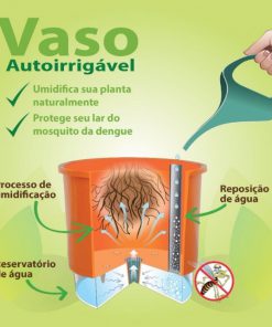 Vaso Autoirrigável Personalizado Manjeroma