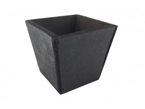 Vaso Cachepot Em Madeira Mdf Cone 21cm