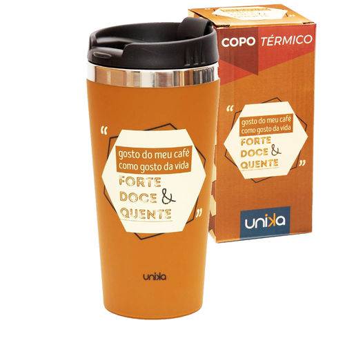 Copo Térmico Emborrachado 450ml - Ideal para Café